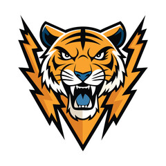 Ferocious Tiger Mascot Art & Illustration