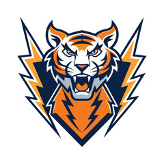 Ferocious Tiger Mascot Art & Illustration