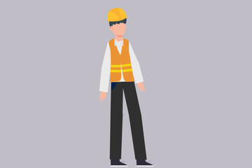 businessman in helmet
