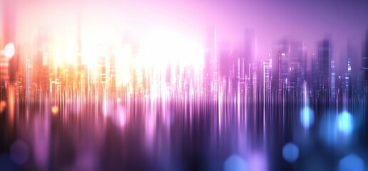 Futuristic Cityscape at Dawn