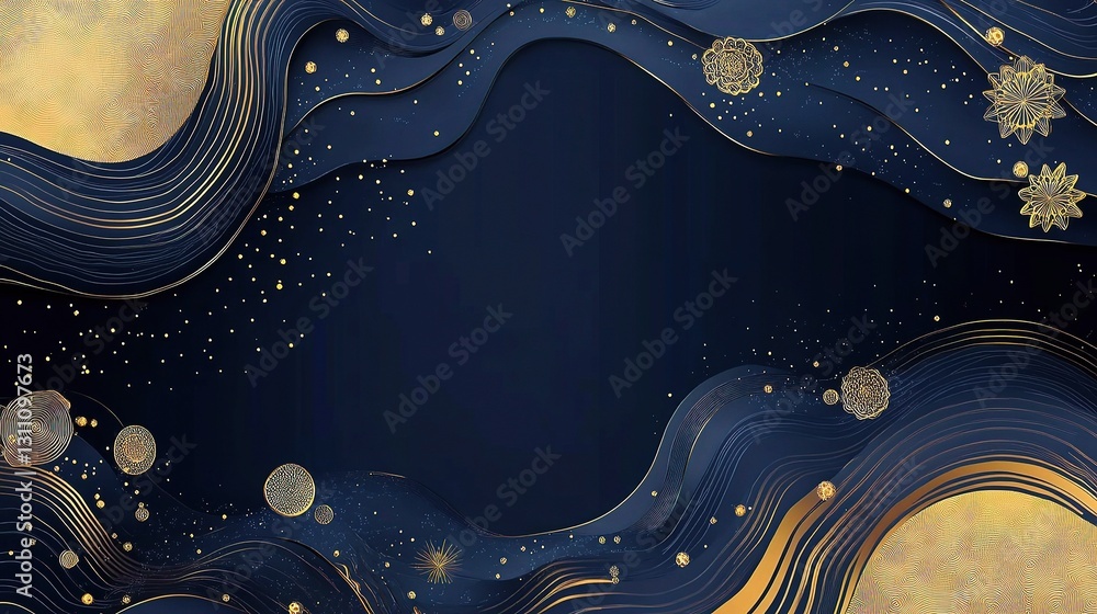 Poster modern abstract vector background with elegant patterns and lines