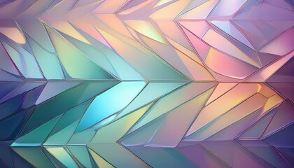 Obraz premium Glass Reflection Gradient – Abstract glass reflections in soft pastel shades, creating a smooth, ethereal gradient effect. 