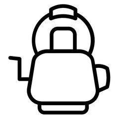 Kettle Teapot Drink Line Icon