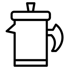 Kettle Teapot Drink Line Icon