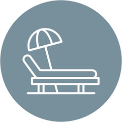 Beach Chair Icon