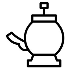 Kettle Teapot Drink Line Icon