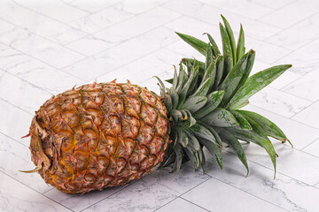 Ripe sweet juicy pineapple fruit