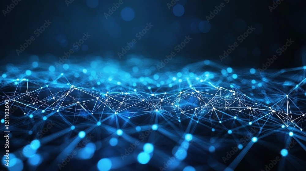 Poster abstract technology background with high-tech lines and scale