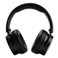 Sleek Black Wireless Headphones Suitable for Music and Gaming