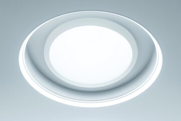 Abstract Circular Light Fixture