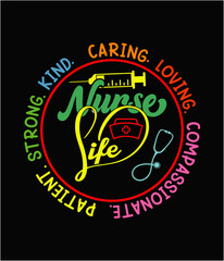 Nurse life printable cut file.