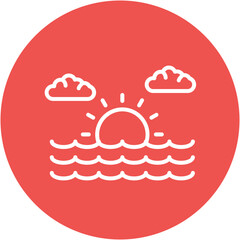 Monsoon Sunset Icon