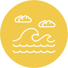 Monsoon Waves Icon
