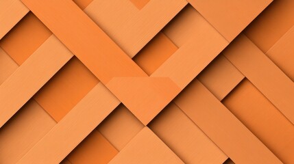 The image is a close up of a wooden background with a pattern of squares and triangles. The background is orange and the squares and triangles are also orange. Scene is warm and inviting