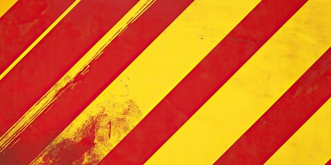 Red and Yellow Diagonal Stripes