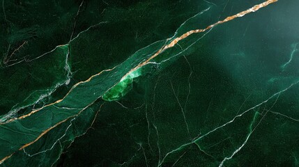Dark green marble texture with gold veins. (1)
