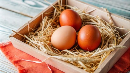 eggs in a basket