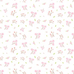 seamless pattern with flowers