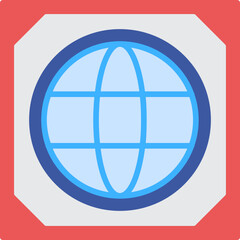 Globe Planet Map Icon
