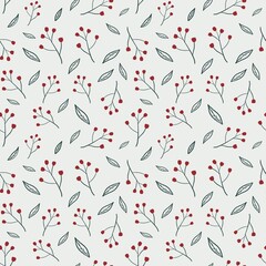 seamless pattern with flowers