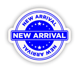 New Arrival Stamp Sticker