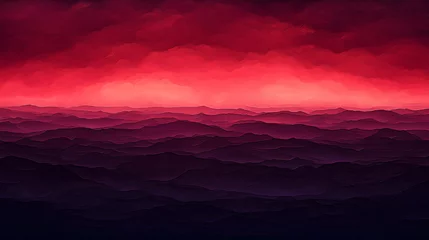 Atmospheric dark red and purple gradient background wallpaper moody landscape view abstract nature environment