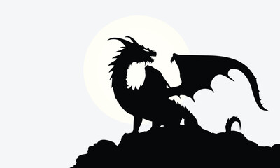 Fantastic detailed dragon vector designs