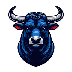 Bull vector and illustrations.