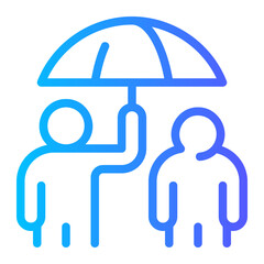 support gradient icon