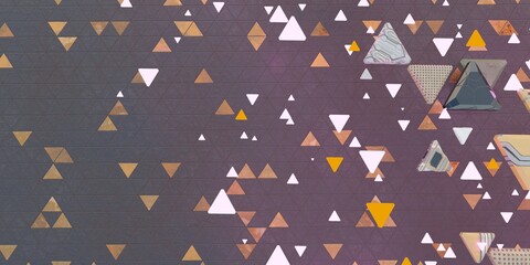 Obraz premium Technology background, abstract, modern triangle shapes, 3D illustration