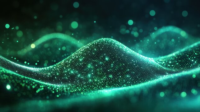 Technology computer cyberspace internet digital data network programming communication coding concept - abstract green digital binary code matrix texture background. conceptuality.