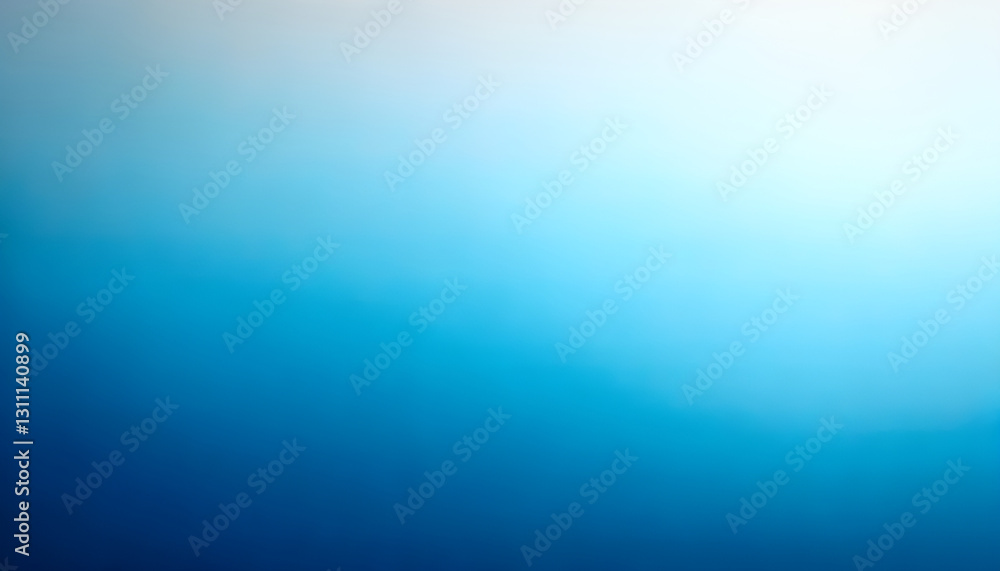 Poster light blue and white gradient background creating a serene atmosphere