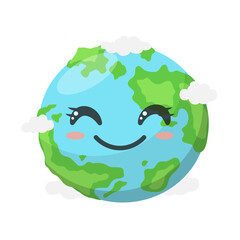 Earth Emoji Illustration