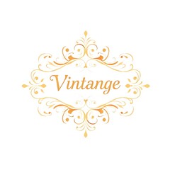 Vintage Sepia Illustration with Delicate Flourishes and Distressed Texture