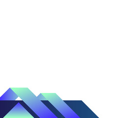 Gradient Geometric Business Corner