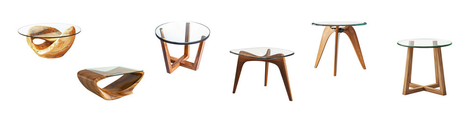 Elegant Modern Coffee Tables with Stylish Glass Tops and Unique Designs