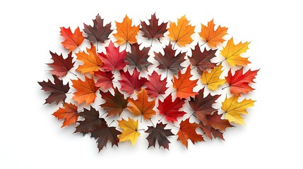 Vibrant Autumn Leaves Arrangement