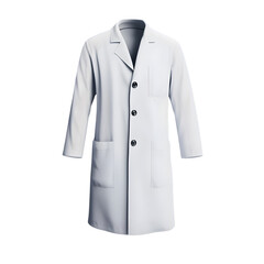 A professional white lab coat designed for scientists and researchers, symbolizing cleanliness and expertise.
