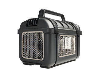 A sleek, portable pet carrier designed for comfort and convenience while traveling with your furry friends.