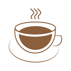 Coffee Cup Vector Logo Icon 