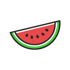 watermelon vector illustration