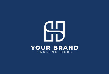 Obraz premium Letter H Vector Logo Design Template