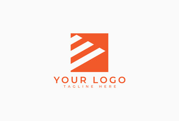 Abstract Simple Streaps Line Logo Design