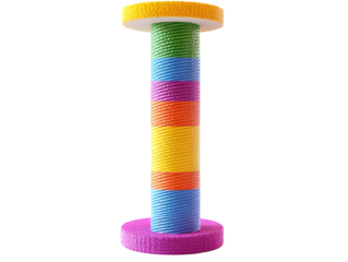 Colorful stacking toy for children, promoting creativity and fine motor skills through playful learning.