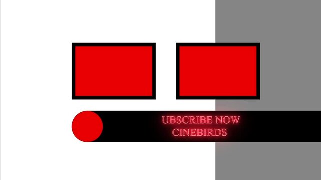 box unsubscribe with cursor button animation. internet website button. With optional luma mattes.
