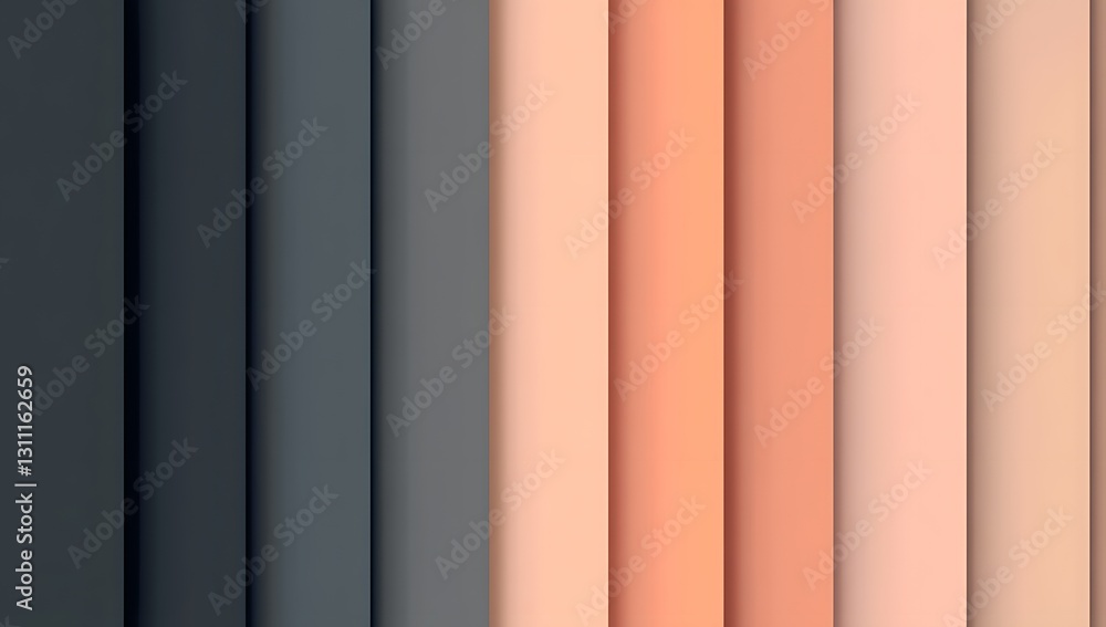 Aufkleber abstract color gradient panels