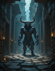 Labyrinth of Power: The Fierce Majesty of the Minotaur