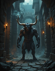 Labyrinth of Power: The Fierce Majesty of the Minotaur