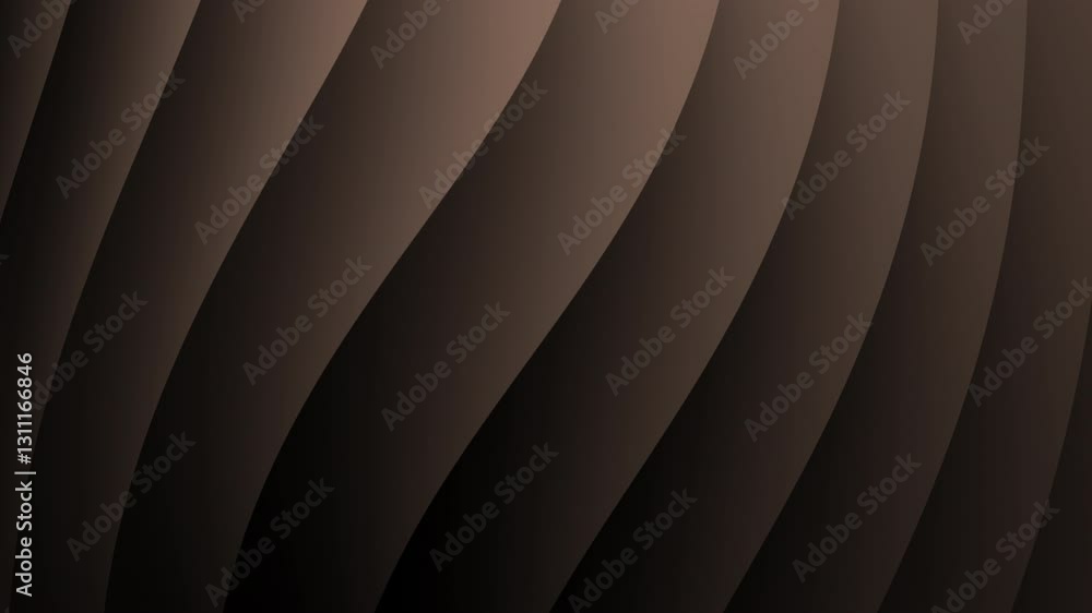 Aufkleber smooth gradient background with motion effect and textured waves in shades of brown and gray for ele