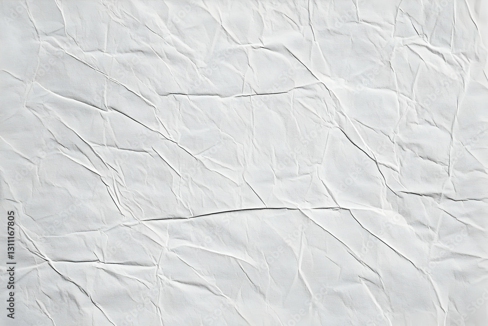 Poster white creased paper abstract texture backgrounds and patterns for